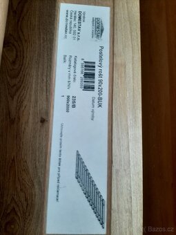 2 postele DOMESTAV 200x90+ 2 ortopedické matrace JELÍNEK - 3