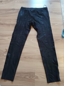 Dámské SKINNY kalhoty/ legíny ZARA s efektem broušené kůže - 3