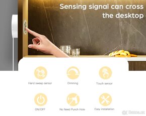 stmívatelný 1m dlouhý LED pásek s touch vypínačem - 3