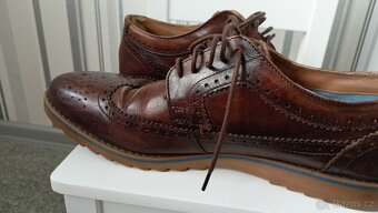 Elegantní kožené šněrovací boty Clarks - UK11 - 3