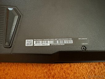 Notebook MSI Katana 17 B13VFK-249CZ - 3