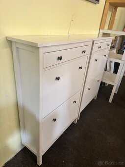 2x hezké bílé botníky IKEA HEMNES - 3