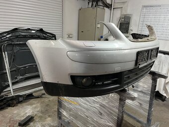 Vw Touran přední zadní nárazník LA7W stříbrný maska - 3