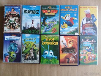 VHS kazety original mix - 1 kus = 70Kč - 3