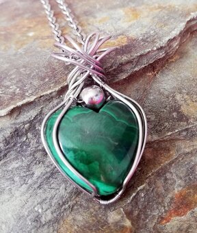 náhrdelník Malachit - 3