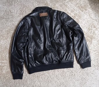 NOVÁ kožená letecká bunda A2 - M-L,XL-2XL - 3