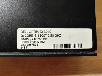 Dell OptiPlex 3040 – funkční PC s I5-6500T - 3