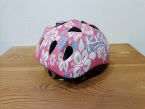 DĚTSKÁ PŘILBA NA KOLO BUGGIE PINK FLOWER S 48-52CM - 3
