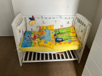 Prodám postýlku Scarlett Laura bílá (120x60) - 3