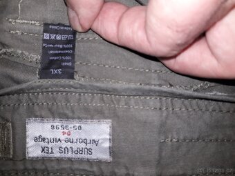 Prodám vojenské kalhoty SURPLUS TEX Airborne vintage - 3