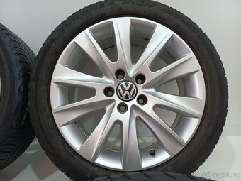 Letní alu kola Volkswagen 5x112 R17 pneu 225/45/17/ - 3