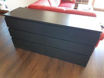 Komoda Ikea Malm, 6 zásuvek - 3