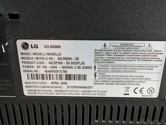 Televize LG 42" (107 cm) - 3