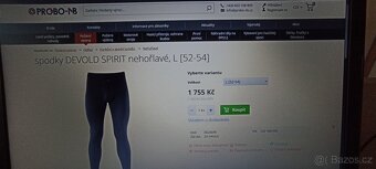 spodky DEVOLD SPIRIT - 50% merino vlna - 3