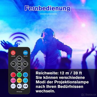 4 ks Katomi KDMX-512 36 W DMX512 PAR světlo - 3