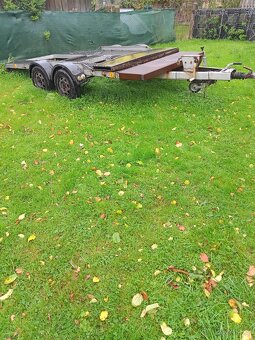 Prodám podvalník na auta dvounápravový na opravu - 3