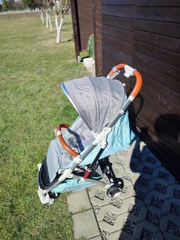 Nový sportovní kočárek (šedo-zelený) - 3