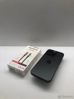 Apple iPhone 15 Pro 256 GB Black Titanium - ZÁRUKA+FAKTURA - 3