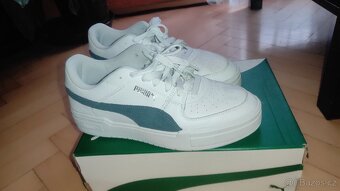 Kožené bílé tenisky Puma vel. 46 - 3
