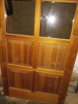 Venkovní dřevěné prosklené dveře - 3