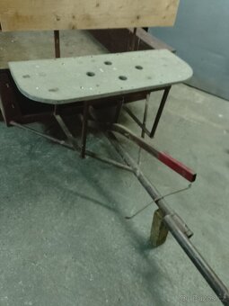 Masivní vozík,vozíček,vlečka domácí výroby,jako vari - 3