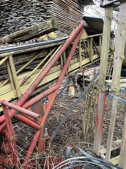 Prodám pojízdný výsuvný žebřík - 3