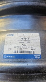 Disky ford transit custom 6,5j x 16 160x65 et60 - 3
