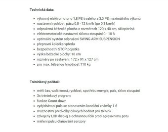 Běžecký pás Tepmpest 200 - Kettler - 3