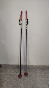 Dětské běžky s protismykem 150cm + hůlky - 3
