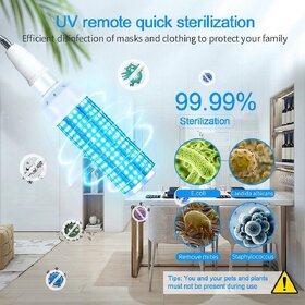 UV-C germicidní dezinfekční žárovka 60W na patici E27. - 3