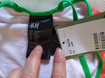 Nové plavky, H&M, vel. 122/128 - 3
