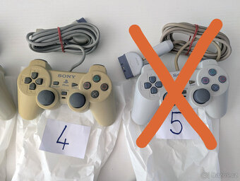 originální Dual Shock ovladače pro PSOne - PS1 - Playstation - 3