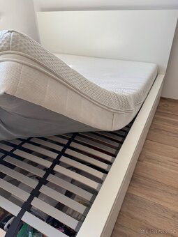 postel MALM (IKEA) 180x200cm včetně matrace - 3