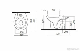 Dětské WC - stojící Kolo Nova Pro zadní odpad - NOVÉ - 3