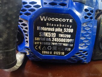 Motorová pila Woodcote 5200 (HECHT) na náhradní díly. - 3