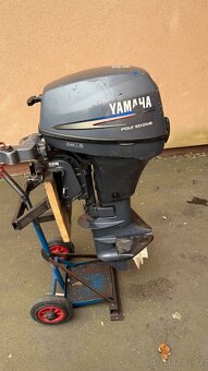 Lodni motor Yamaha 5 (8)hp 4t 2valec, kratka noha - 3