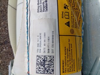 Prodám boční stropní airbagy na vw golf 5,6 variant, combi - 3