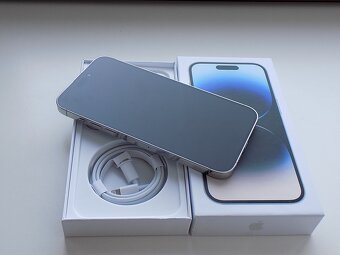 APPLE iPhone 14 Pro MAX 256GB Silver - ZÁRUKA - TOP -100%bat - 3