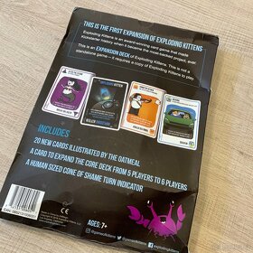 Prodám společenskou karetní hru Imploding Kittens - 3