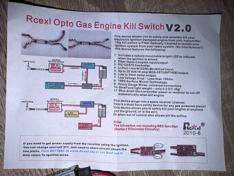 Kill switch (dálkové vypnutí) RC benzinových motorů - 3
