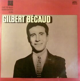 6x šansony na vinylu (Edith Piaf, Gilbert Becaud, Streisand - 3