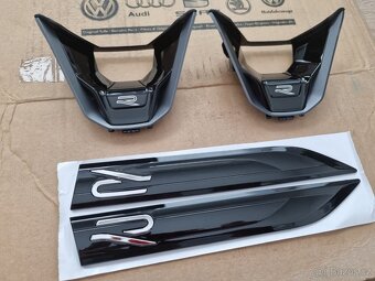 Rline kridilka na blatniky VOLKSWAGEN GOLF 8 logo na volant - 3