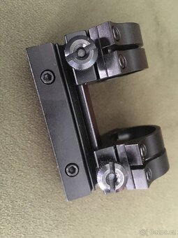 Montáž na rybinu 11 mm základna na weaver + kroužky - 3