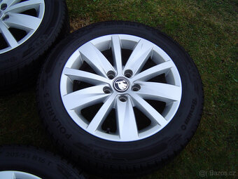 4X ZIMNÍ HLINÍKOVÁ KOLA ŠKODA OCTAVIA III,II 205/55 R16..TOP - 3