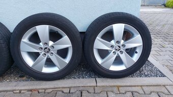 Alu kola originál Škoda Fabia III, Rapid 5x100 R15 - 3