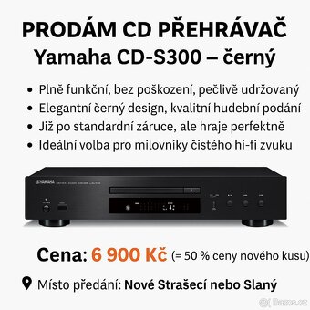 Yamaha CD S300 černý - 3
