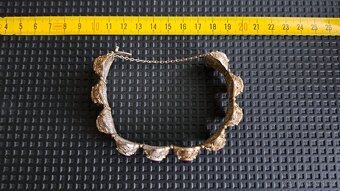 Starožitný náramek s ametysty - 3