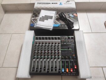 Prodám profesionál mixer+ 4ks bezdrátové mikrofony - 3
