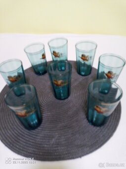 Retro skleničky- Bažant - 3