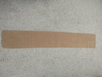 Nová unisex zimní šála - příjemný materiál, béžová, 150 cm - 3